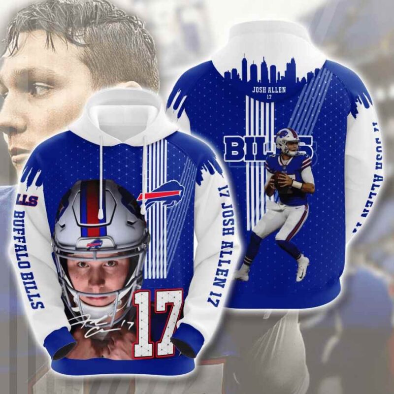 Buffalo Bills Josh Allen Hoodie 3D