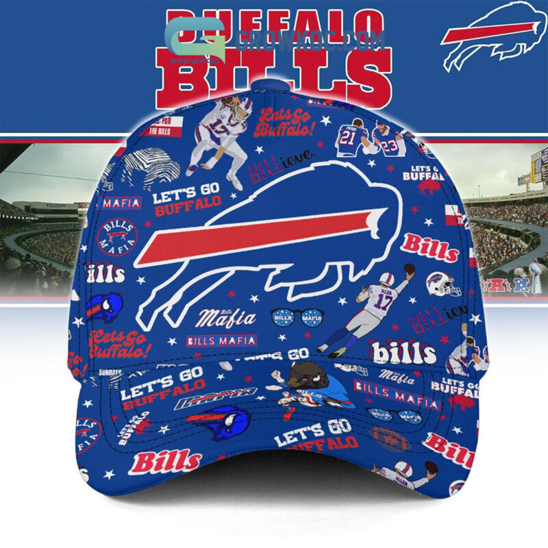 Buffalo Bills Let's Go Buffalo Blue Design Cap
