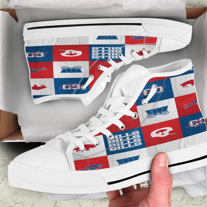 Buffalo Bills Logo v24 High Top Shoes