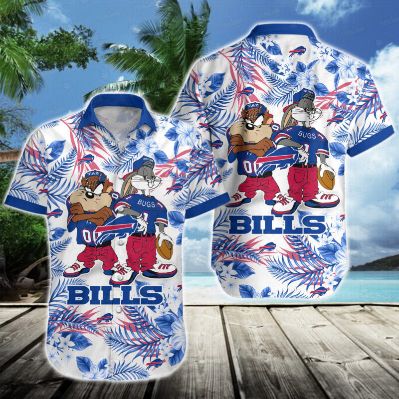 Buffalo Bills Looney Tunes Island Fun Hawaiian Shirt - TeeAloha