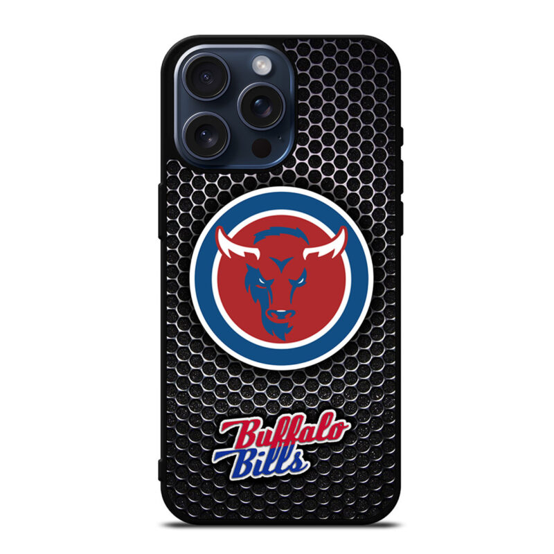 BUFFALO BILLS METAL LOGO iPhone 15 Pro Max Case Cover