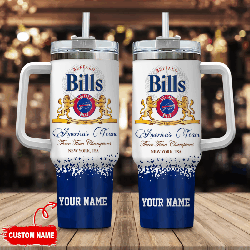 Buffalo Bills NFL Champions Modelo Custom Stanley Cup 40 oz 30 oz Tumbler With Handle | StormMerch