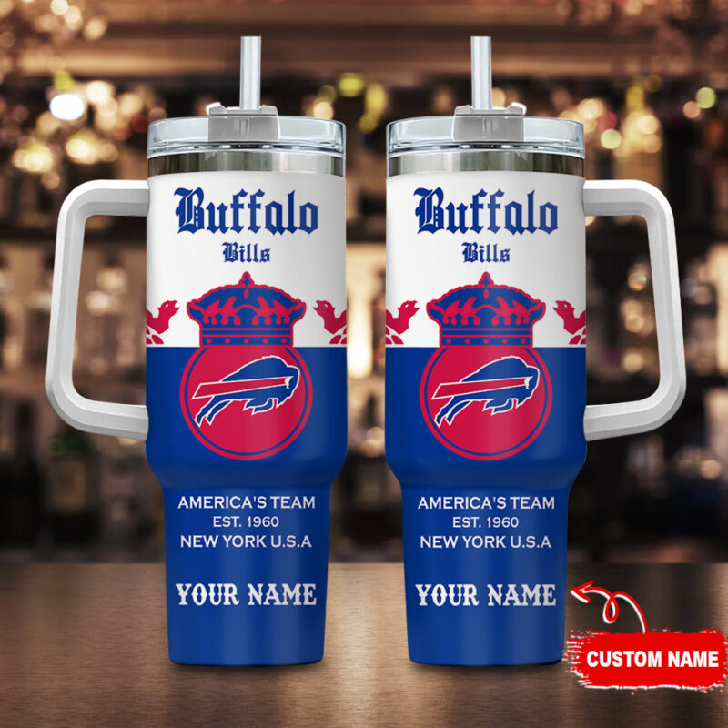 Buffalo Bills NFL Corona Extra Custom Stanley Cup 40 oz 30 oz Tumbler With Handle | StormMerch