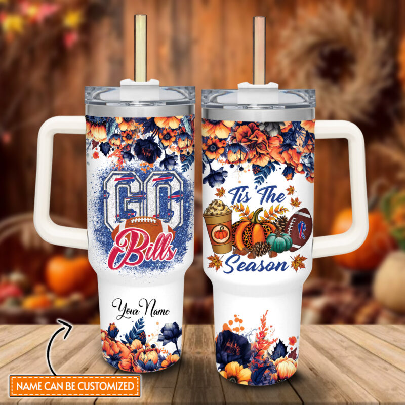 Buffalo Bills NFL Custom Stanley Cup 40 oz 30 oz Tumbler With Handle | StormMerch