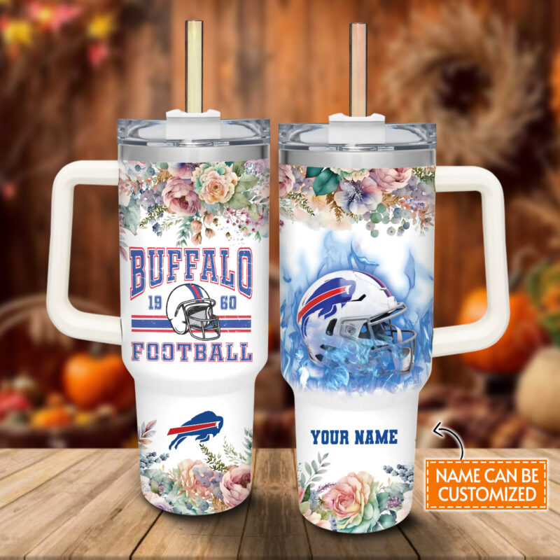 Buffalo Bills NFL Custom Stanley Cup 40 oz 30 oz Tumbler With Handle | StormMerch
