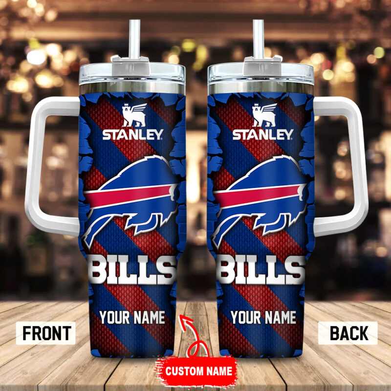 Buffalo Bills NFL Custom Stanley Cup 40 oz 30 oz Tumbler With Handle | StormMerch