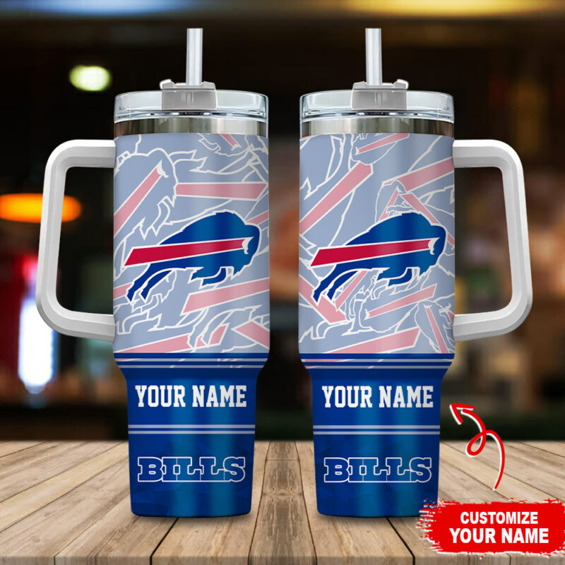 Buffalo Bills NFL Custom Stanley Cup 40 oz 30 oz Tumbler With Handle | StormMerch