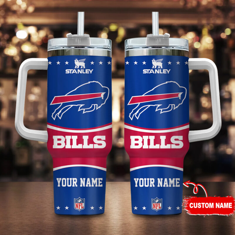 Buffalo Bills NFL Custom Stanley Cup 40 oz 30 oz Tumbler With Handle | StormMerch