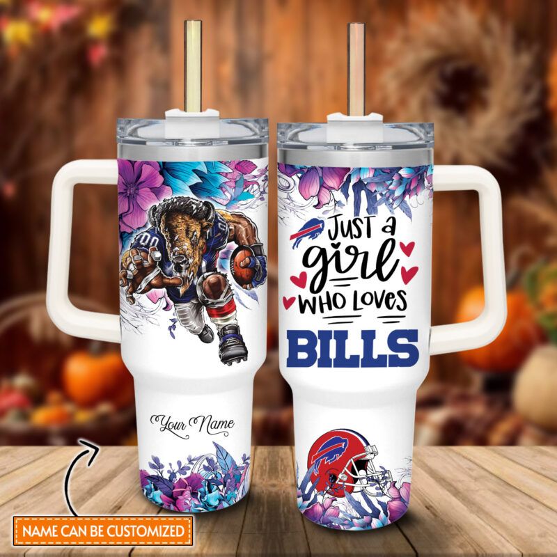 Buffalo Bills NFL Custom Stanley Cup 40 oz 30 oz Tumbler With Handle | StormMerch