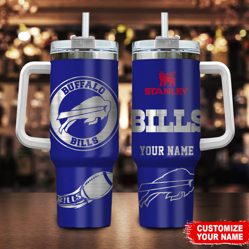 Buffalo Bills NFL Custom Stanley Cup 40 oz 30 oz Tumbler With Handle | StormMerch