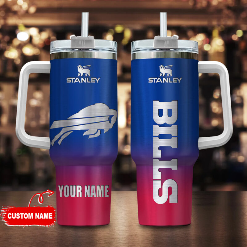Buffalo Bills NFL Custom Stanley Cup 40 oz 30 oz Tumbler With Handle | StormMerch