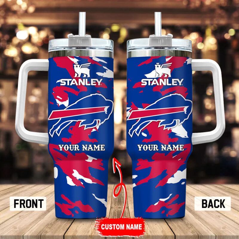 Buffalo Bills NFL Custom Stanley Cup 40 oz 30 oz Tumbler With Handle | StormMerch