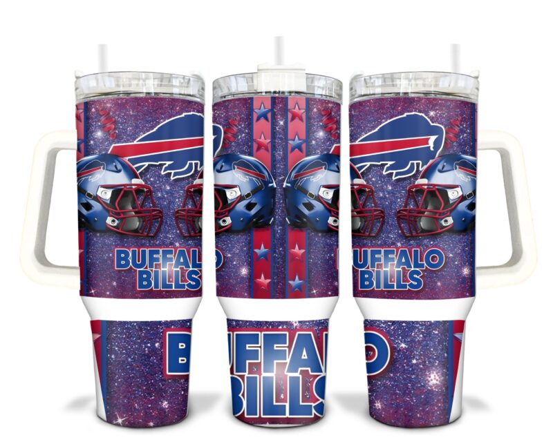 Buffalo Bills NFL Custom Stanley Cup 40 oz 30 oz Tumbler With Handle | StormMerch