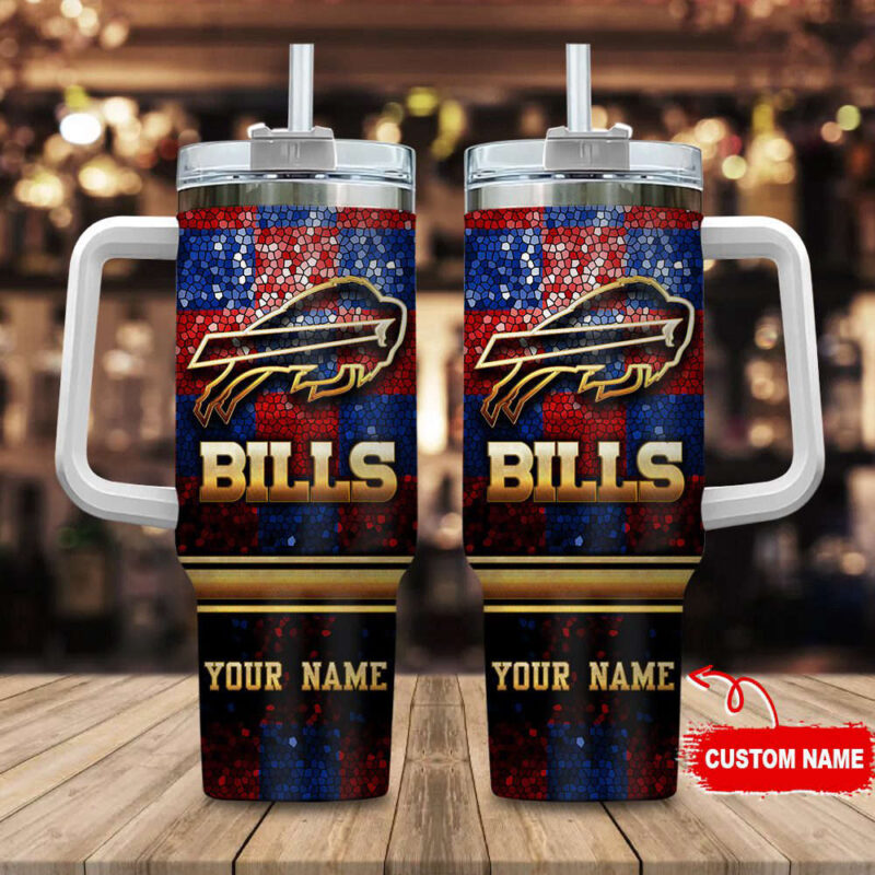 Buffalo Bills NFL Custom Stanley Cup 40 oz 30 oz Tumbler With Handle | StormMerch