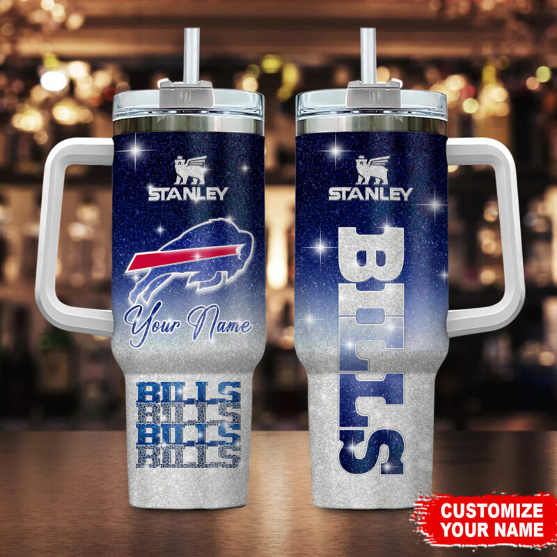 Buffalo Bills NFL Custom Stanley Cup 40 oz 30 oz Tumbler With Handle | StormMerch