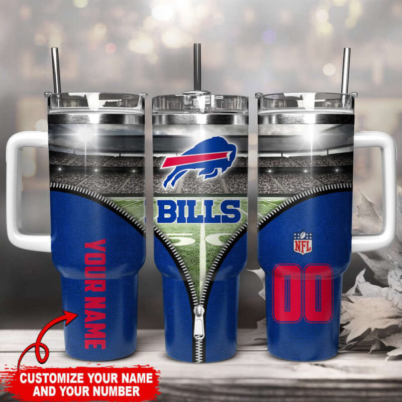 Buffalo Bills NFL Custom Stanley Cup 40 oz 30 oz Tumbler With Handle | StormMerch