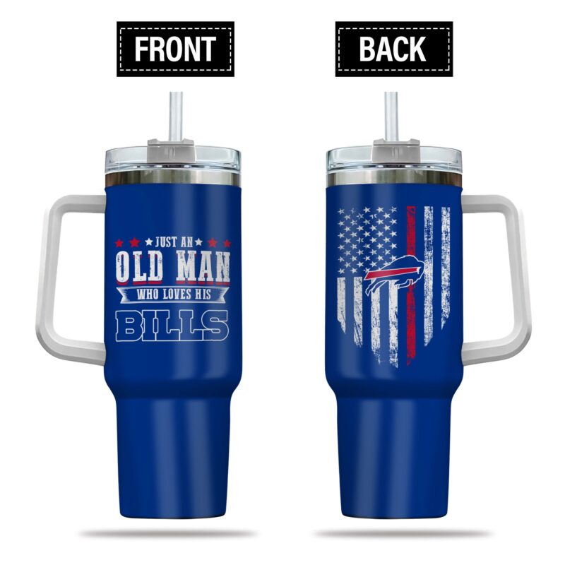 Buffalo Bills NFL Custom Stanley Cup 40 oz 30 oz Tumbler With Handle | StormMerch