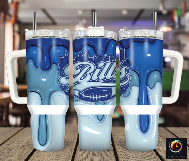 Buffalo Bills NFL Custom Stanley Cup 40 oz 30 oz Tumbler With Handle | StormMerch