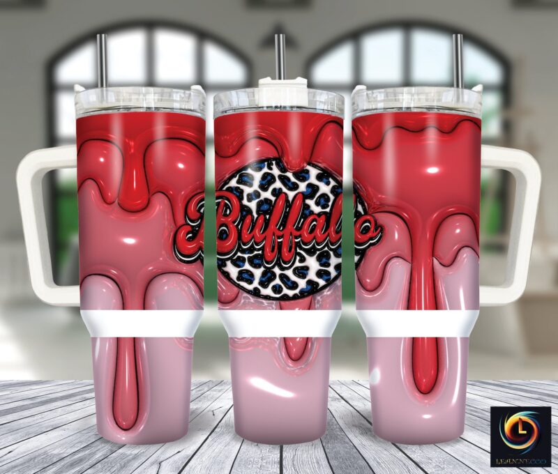 Buffalo Bills NFL Custom Stanley Cup 40 oz 30 oz Tumbler With Handle | StormMerch