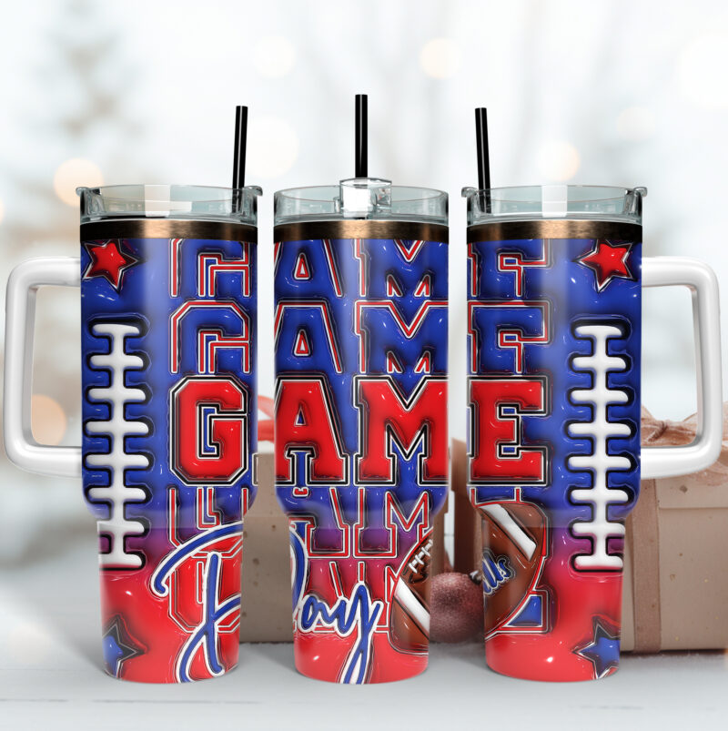 Buffalo Bills NFL Game Day Custom Stanley Cup 40 oz 30 oz Tumbler With Handle | StormMerch