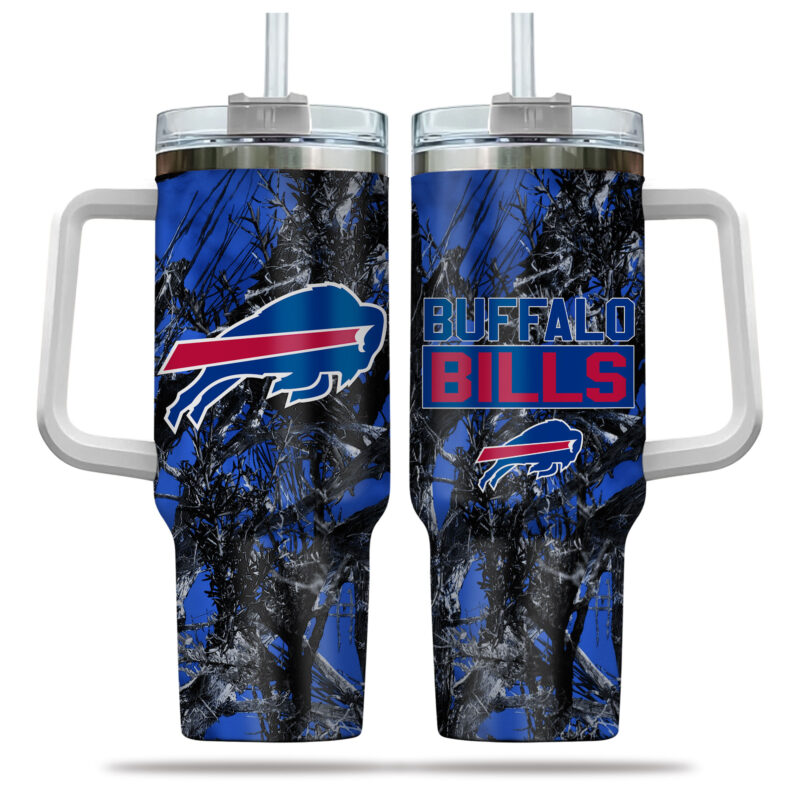 Buffalo Bills NFL Hunting Custom Stanley Cup 40 oz 30 oz Tumbler With Handle | StormMerch