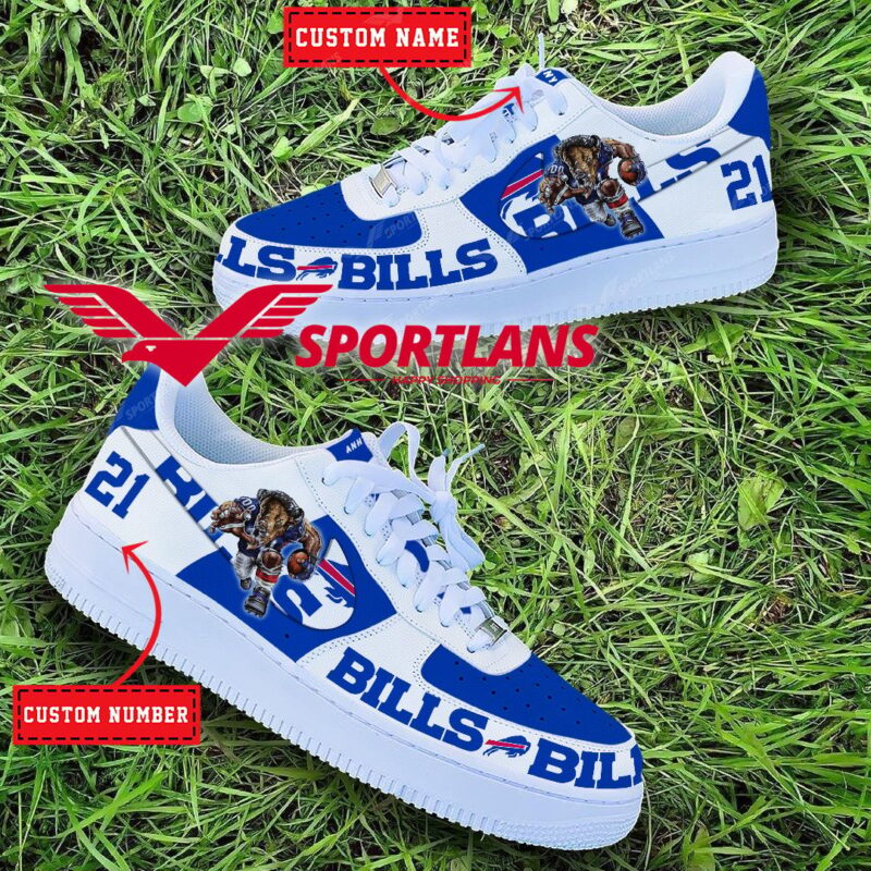 Buffalo Bills NFL Personalized Air Force 1 Shoes TMAF10211004