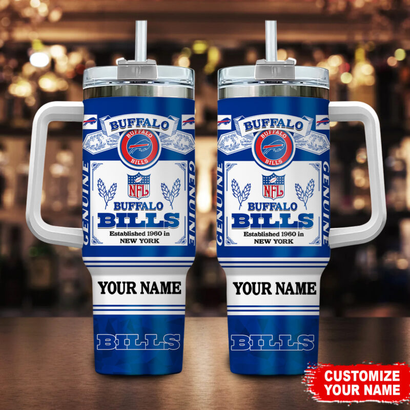 Buffalo Bills NFL Super Bowl Champs Pride Custom Stanley Cup 40 oz 30 oz Tumbler With Handle | StormMerch