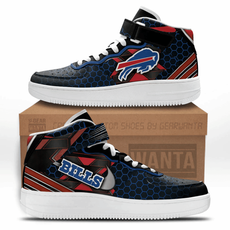 Buffalo Bills NFL White High Air Force 1 Shoes Fansatic.com OCT222203