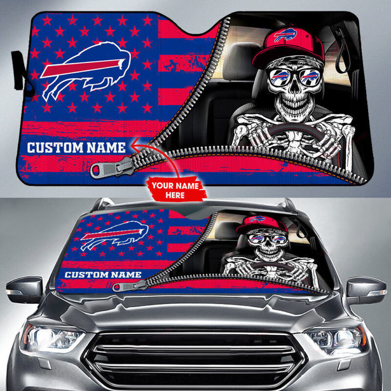 Buffalo Bills Personalized Auto Sun Shade BG65