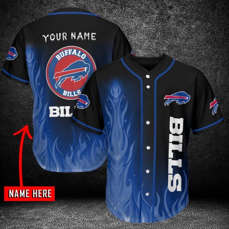 Buffalo Bills Personalized Baseball Jersey BG978