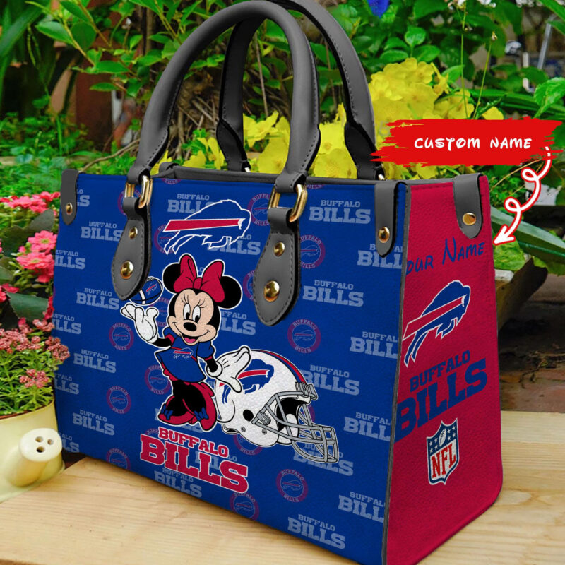 Buffalo Bills Personalized Leather Hand Bag BB403
