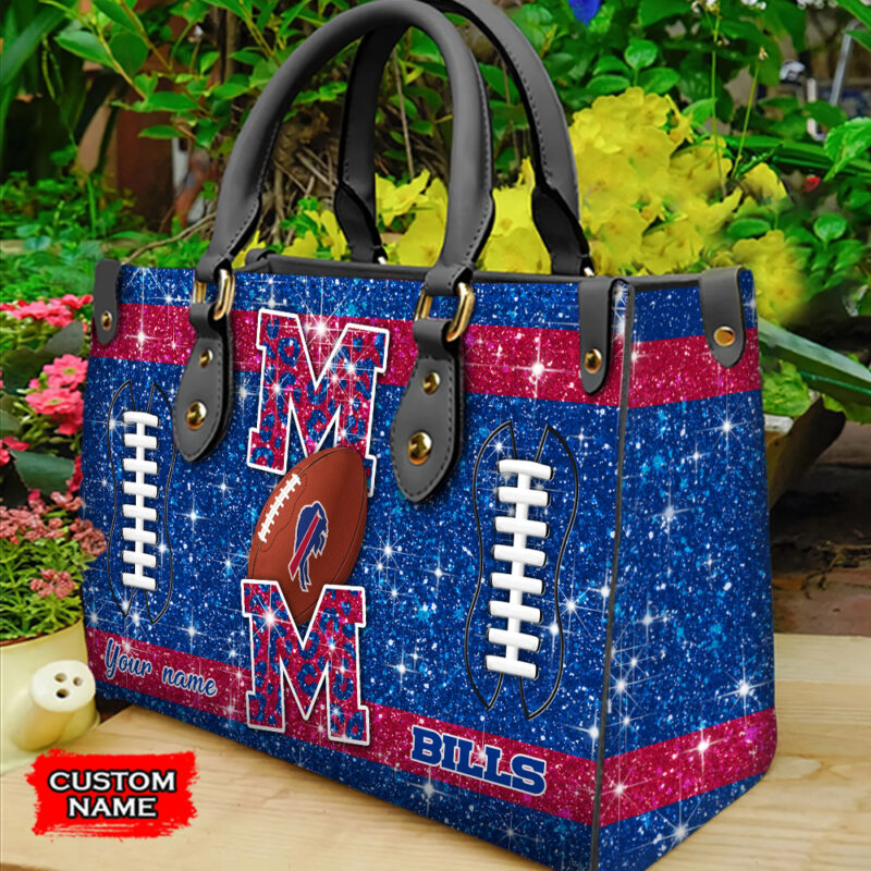 Buffalo Bills Personalized Leather Hand Bag BBLTHB571