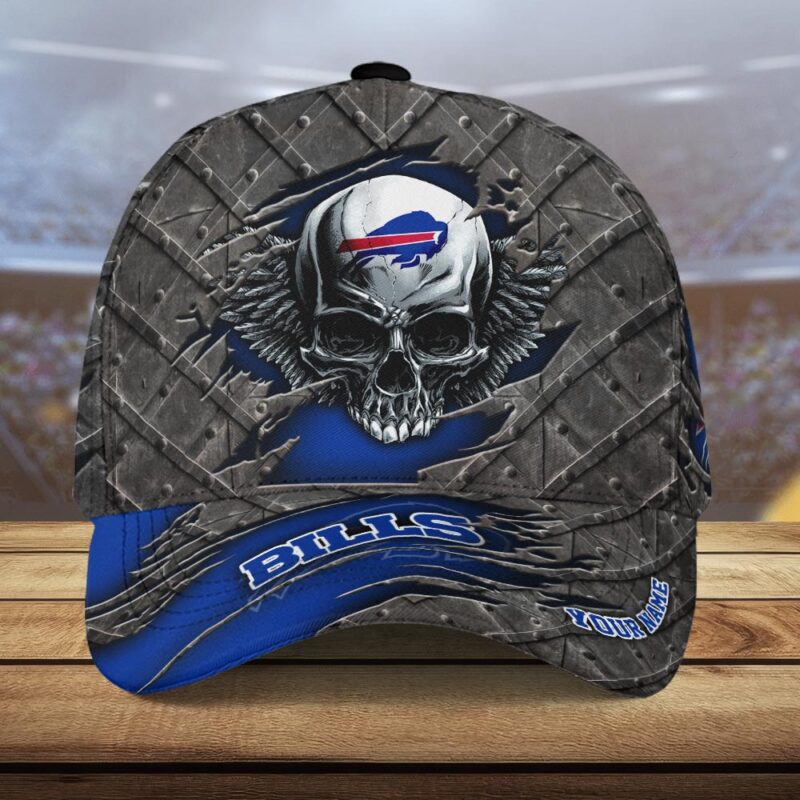 Buffalo Bills Skull Custom Cap