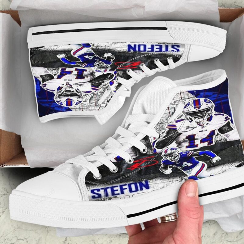 Buffalo Bills Stefon Diggs v4 High Top Shoes