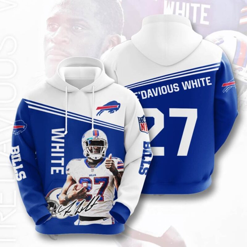 Buffalo Bills Tre Davious White Hoodie 3D