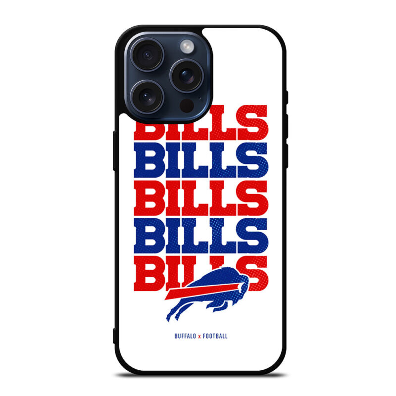 BUFFALO BILLS X FOOTBALL iPhone 15 Pro Max Case Cover