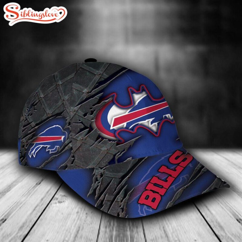 Custom Name NFL Buffalo Bills Batman All Over Print 3D Classic Cap - Siblinglove
