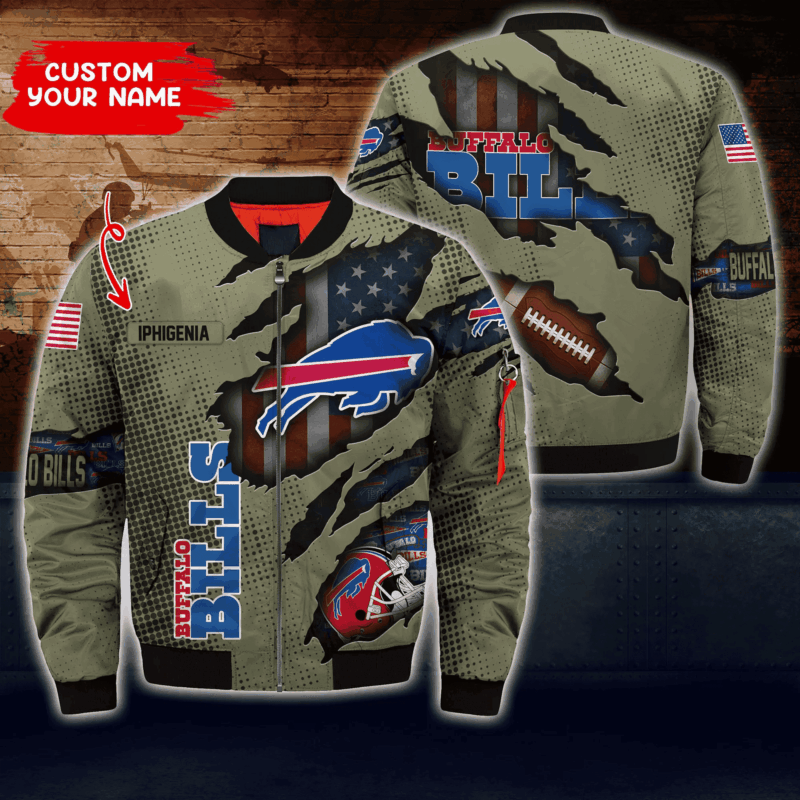 League Buffalo Bills Bomber Jacket