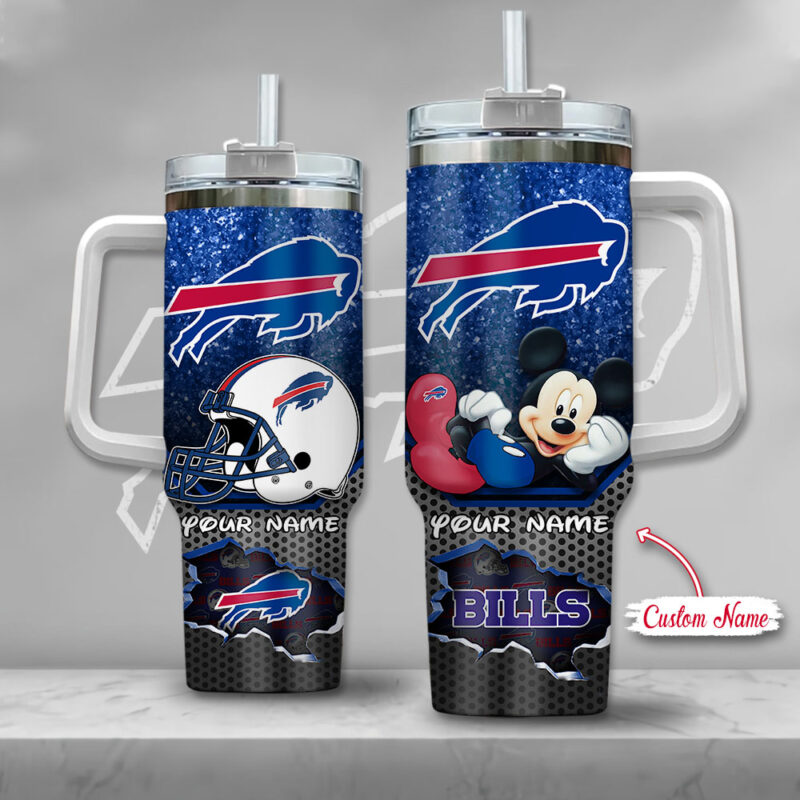 NFL Buffalo Bills Mickey Mouse Custom Stanley Cup 40 oz 30 oz Tumbler With Handle | StormMerch