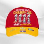 Chiefs Stellar 4 Super Bowl LVIII Baseball Cap - ChiefsFam