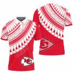 Kansas City Chiefs Polynesian Pattern Polo Shirt - ChiefsFam