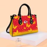 Kansas City Chiefs Butterfly Pattern Limited Edition Fashion Lady Handbag Nla050010 - ChiefsFam