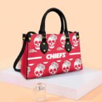 Kansas City Chiefs Skull And Flower Pattern Limited Edition Fashion Lady Handbag Nla054210 - ChiefsFam