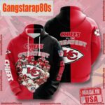 NFL Kansas City Chiefs Sports Zip Up Unisex Hoodie - Gangstarap80S