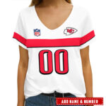 Kansas City Chiefs Personalized V-neck Women T-shirt AGCWTS251