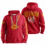 Chiefs 3 Peat Red Kingdom LIX Football Unisex Hoodie - ChiefsFam