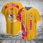 Chiefs Pride Classic Yellow Baseball Jersey - ChiefsFam