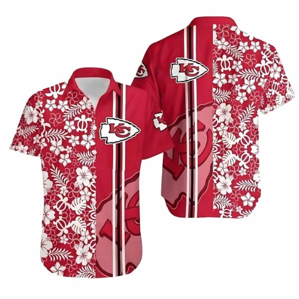 Chiefs Floral Pride Classic Hawaiian Shirt - ChiefsFam