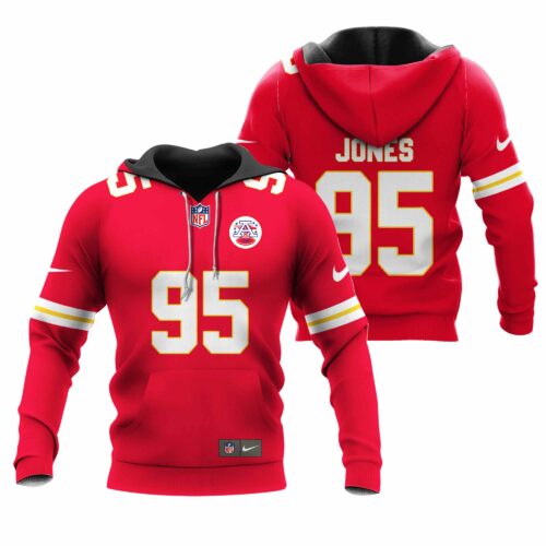 Chris Jones Kansas City Chiefs American Football Conference Champions Hoodie Zip Hoodie - ChiefsFam