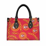 Kansas City Chiefs Chain Pattern Limited Edition Fashion Lady Handbag New042110 - ChiefsFam